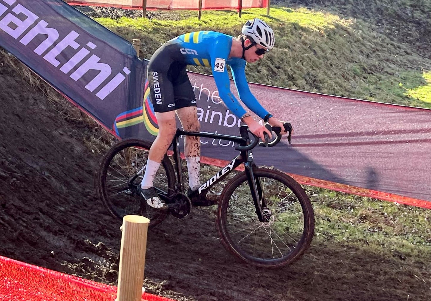 Tungt cykelcross-VM för svenskt lag – med svåra förhållanden i ...