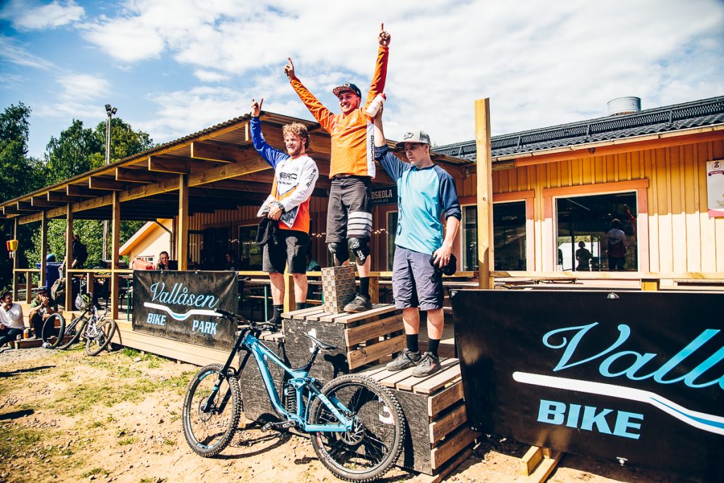 1a Daniel Bagge, 2a Severin Midteide Poppe och 3a Carl Blomqvist.