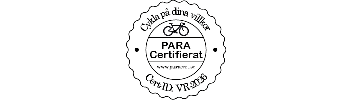 Paracertifierat - Cykla på dina villkor